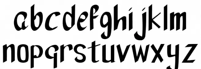 dreamland Regular 字体 小写