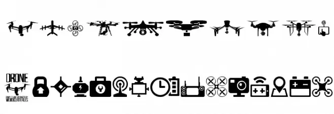drone Font OTHER CHARS