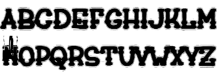 drunk company Font LOWERCASE