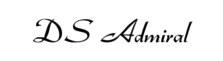 DS Admiral  免费字体下载