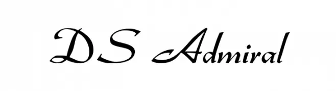 DS Admiral  フリーフォントのダウンロード