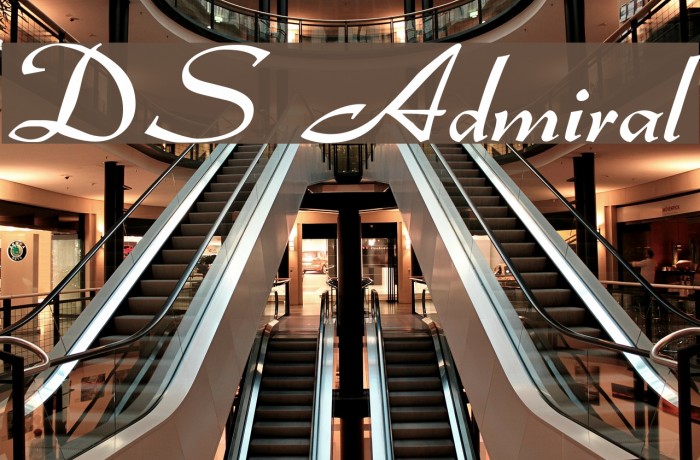 DS Admiral Font examples