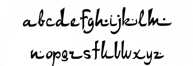 DS Arabic Caratteri MINUSCOLO