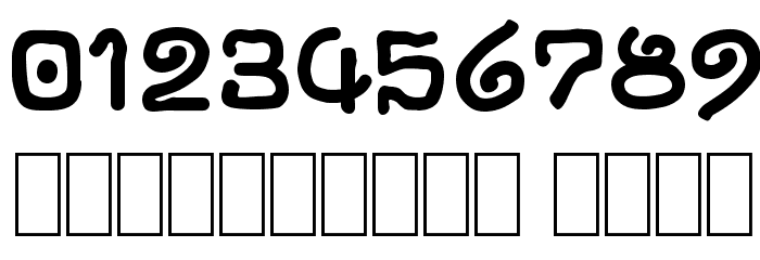 DS-Archeology Demo Font OTHER CHARS