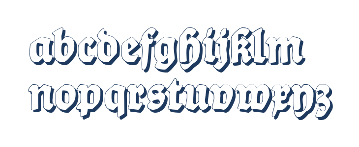 DS Ballade Shadow Lowercase