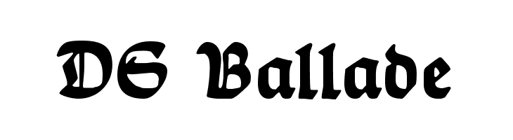 DS Ballade  नि: शुल्क फ़ॉन्ट्स डाउनलोड