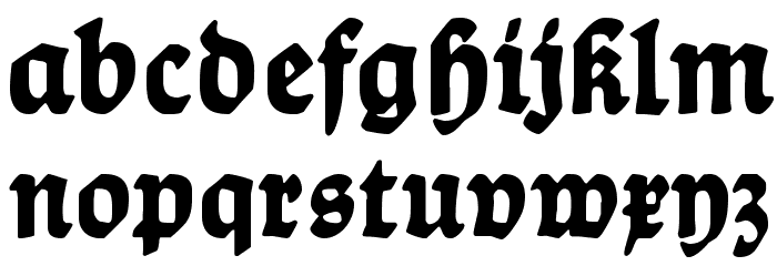 DS Ballade Font LOWERCASE