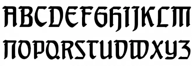 DS Behrensschrift Fuentes MAYÚSCULAS