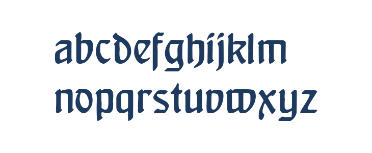 DS Behrensschrift Lowercase