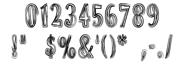 DS Brushes Normal Font OTHER CHARS