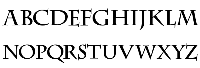 DS CenturyCapitals Font LOWERCASE