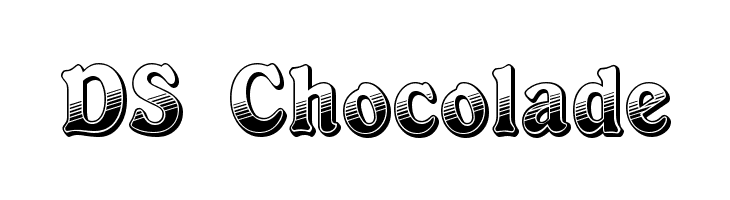 DS Chocolade  font caratteri gratis