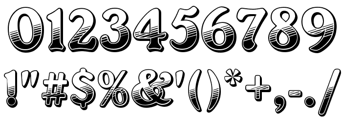 DS Chocolade Font OTHER CHARS