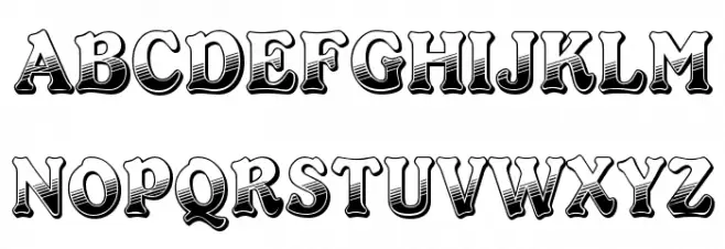 DS Chocolade Schriftart Groß