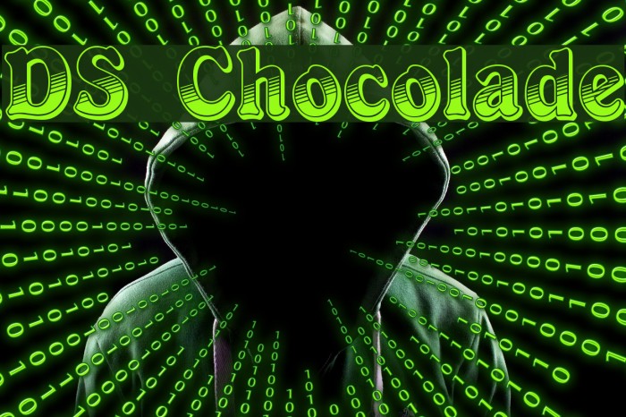 DS Chocolade Font examples