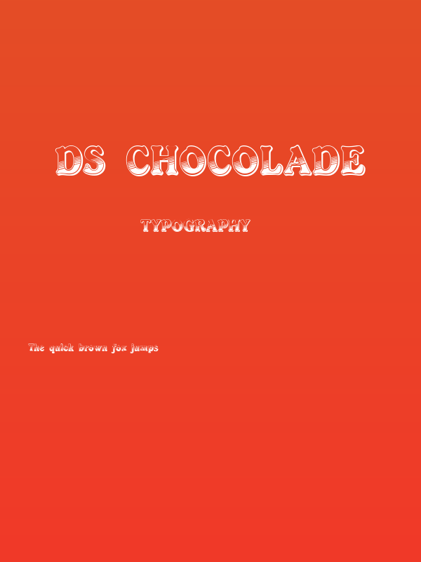 DS Chocolade Poster
