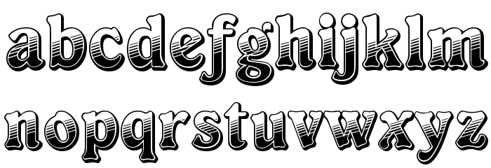 DS Chocolade Font LOWERCASE