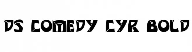 DS Comedy Cyr Bold  baixar fontes gratis
