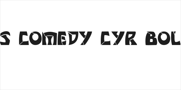 DS Comedy Cyr Bold Logo