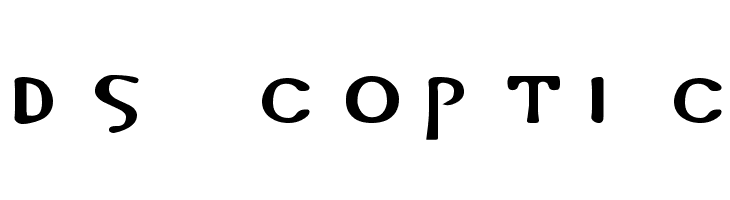 DS Coptic  Free Fonts Download