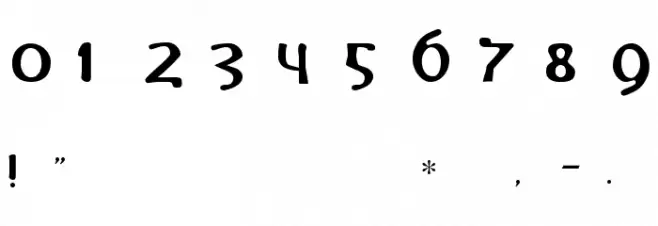 DS Coptic Font OTHER CHARS