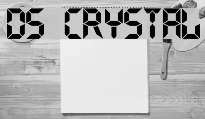 DS Crystal Font examples