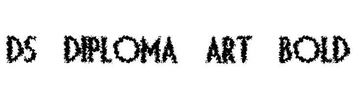 DS Diploma Art Bold  les polices de caractères gratuit tlcharger