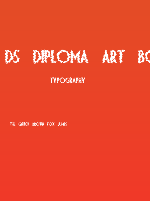 DS Diploma Art Bold Poster