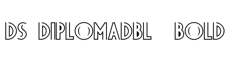 DS DiplomaDBL  Bold  Frei Schriftart Herunterladen