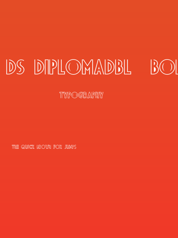 DS DiplomaDBL  Bold Poster