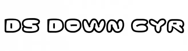 DS Down Cyr  Frei Schriftart Herunterladen