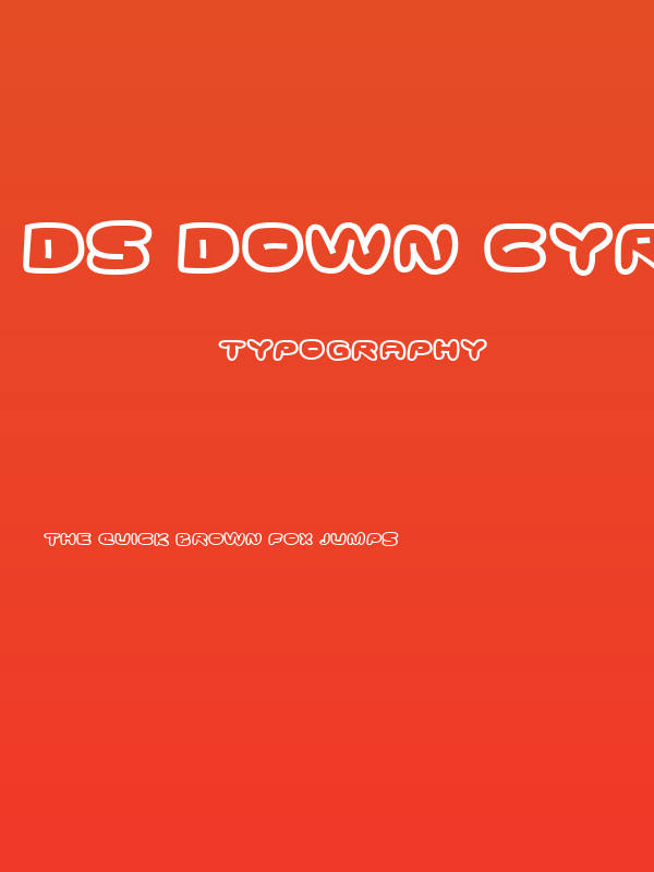 DS Down Cyr Poster