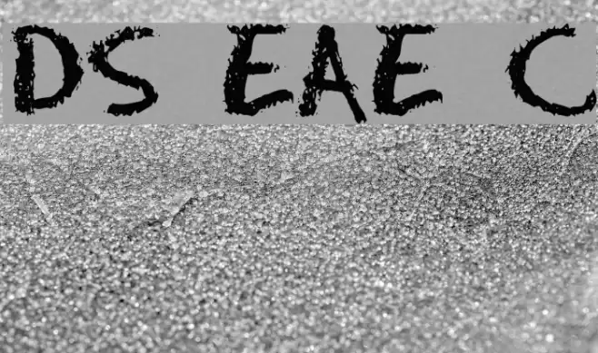 DS Eraser Cyr フォント examples