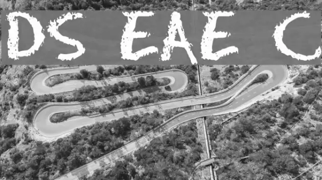 DS Eraser Cyr フォント examples