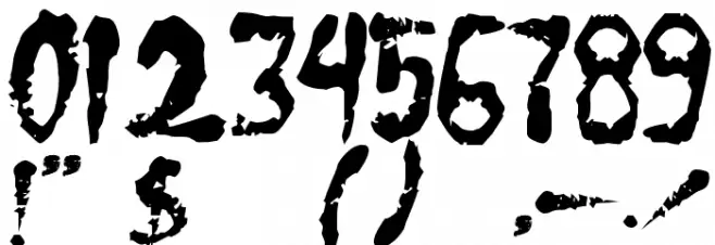 DS Eraser2 Font OTHER CHARS