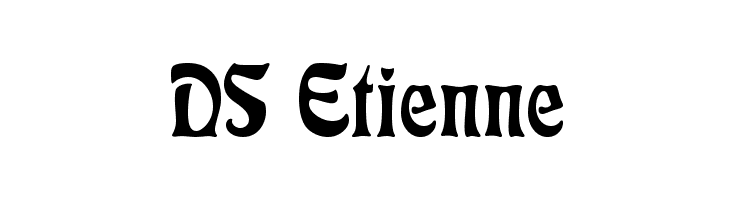 DS Etienne  नि: शुल्क फ़ॉन्ट्स डाउनलोड