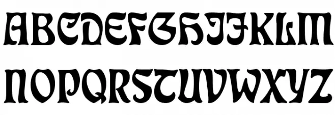 DS Etienne Шрифта ВЕРХНИЙ