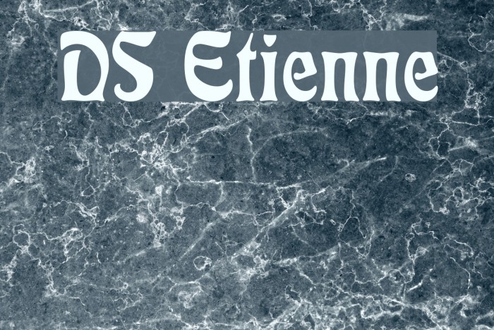 DS Etienne Font examples