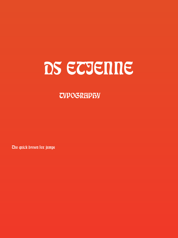 DS Etienne Poster