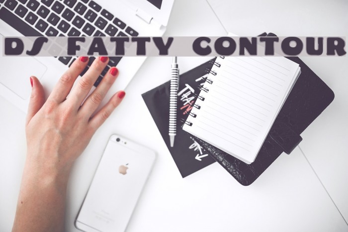 DS Fatty Contour Font examples