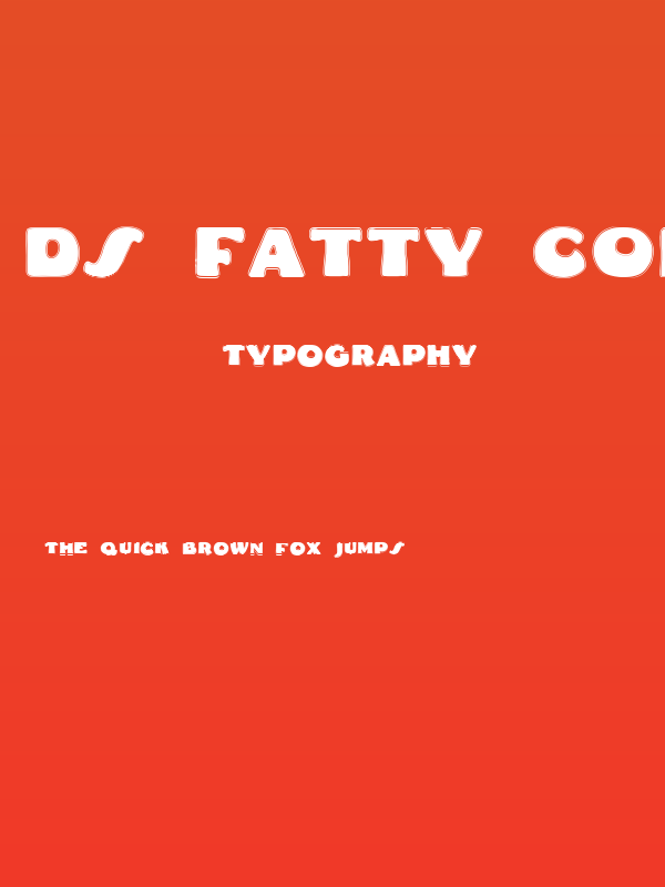 DS Fatty Contour Poster