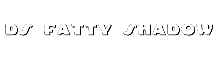 DS Fatty Shadow  les polices de caractères gratuit tlcharger