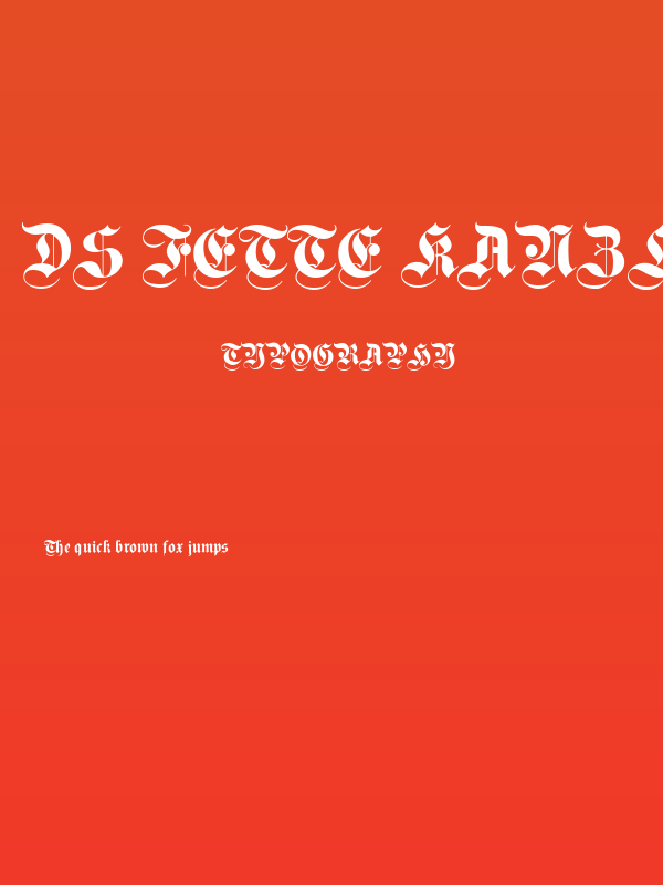 DS Fette Kanzlei OsF Poster