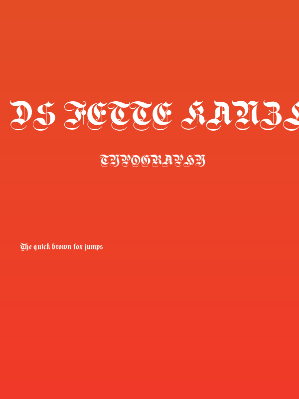 DS Fette Kanzlei Poster