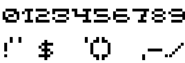 DS FlashSerif Font OTHER CHARS