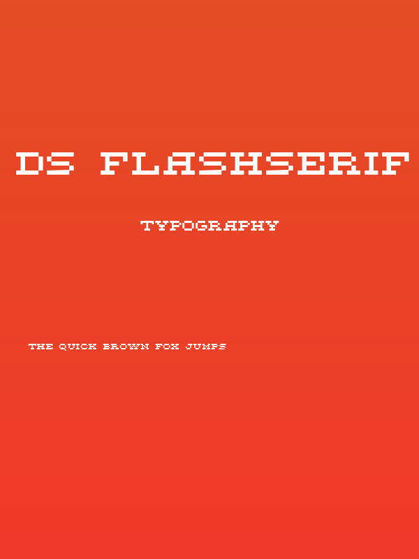 DS FlashSerif Poster