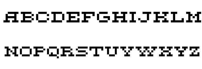 DS FlashSerif Font LOWERCASE
