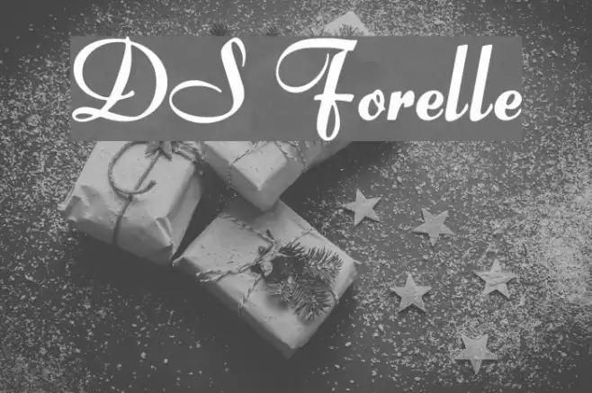 DS Forelle Font examples