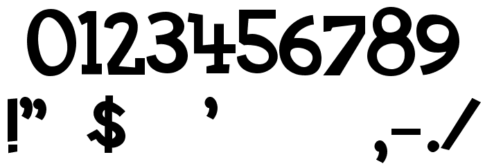 DS Goose Font OTHER CHARS