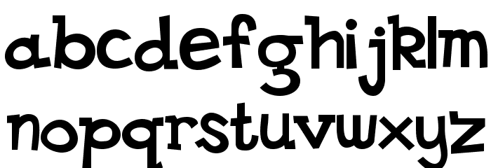 DS Goose Font LOWERCASE